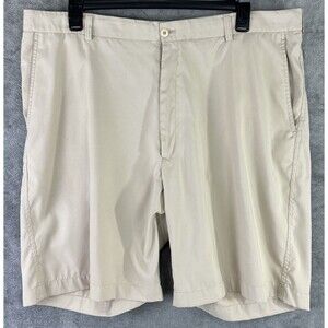 Snake Eyes Players Men's 44‎ Tan Khaki Performance Golf Shorts Casual Stretch